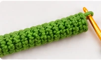 Continue the green pen sleeve