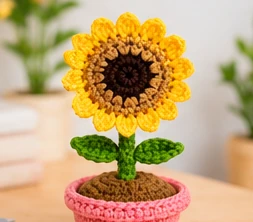 Completed sunflower front